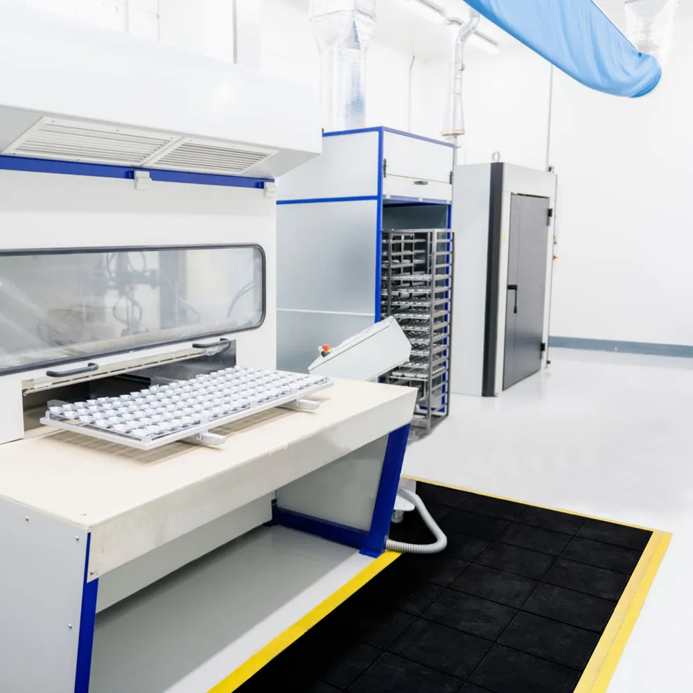 Losas de suelo anti-fatiga personalizables